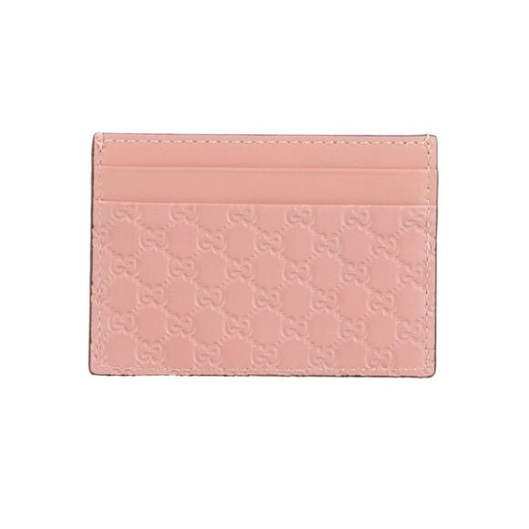 GUCCI Microguccissima Pattern Leather Card Holder NEW - Picture 2 of 9